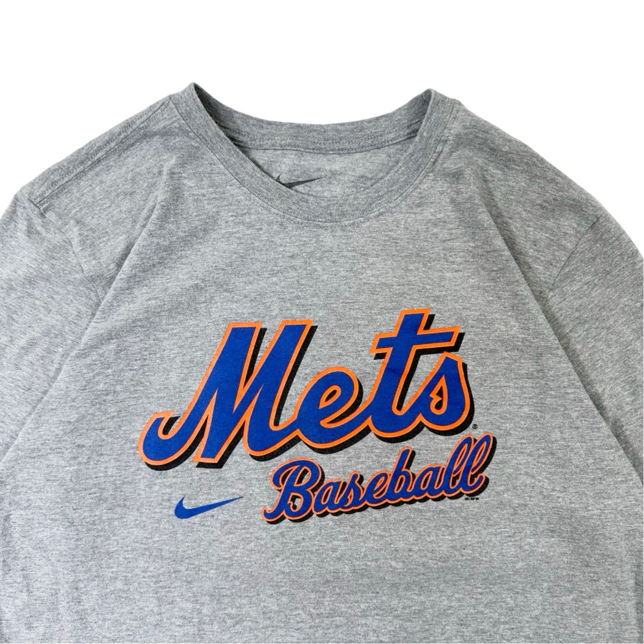 00s Nike New York Mets Spellout Graphic T Shirt - Large