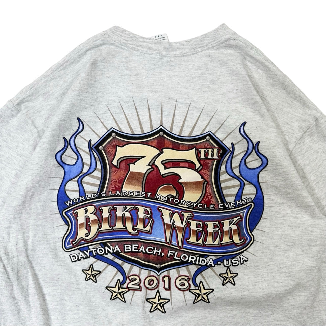 2016 Daytona Beach Florida Bike Week Graphic T Shirt - Large