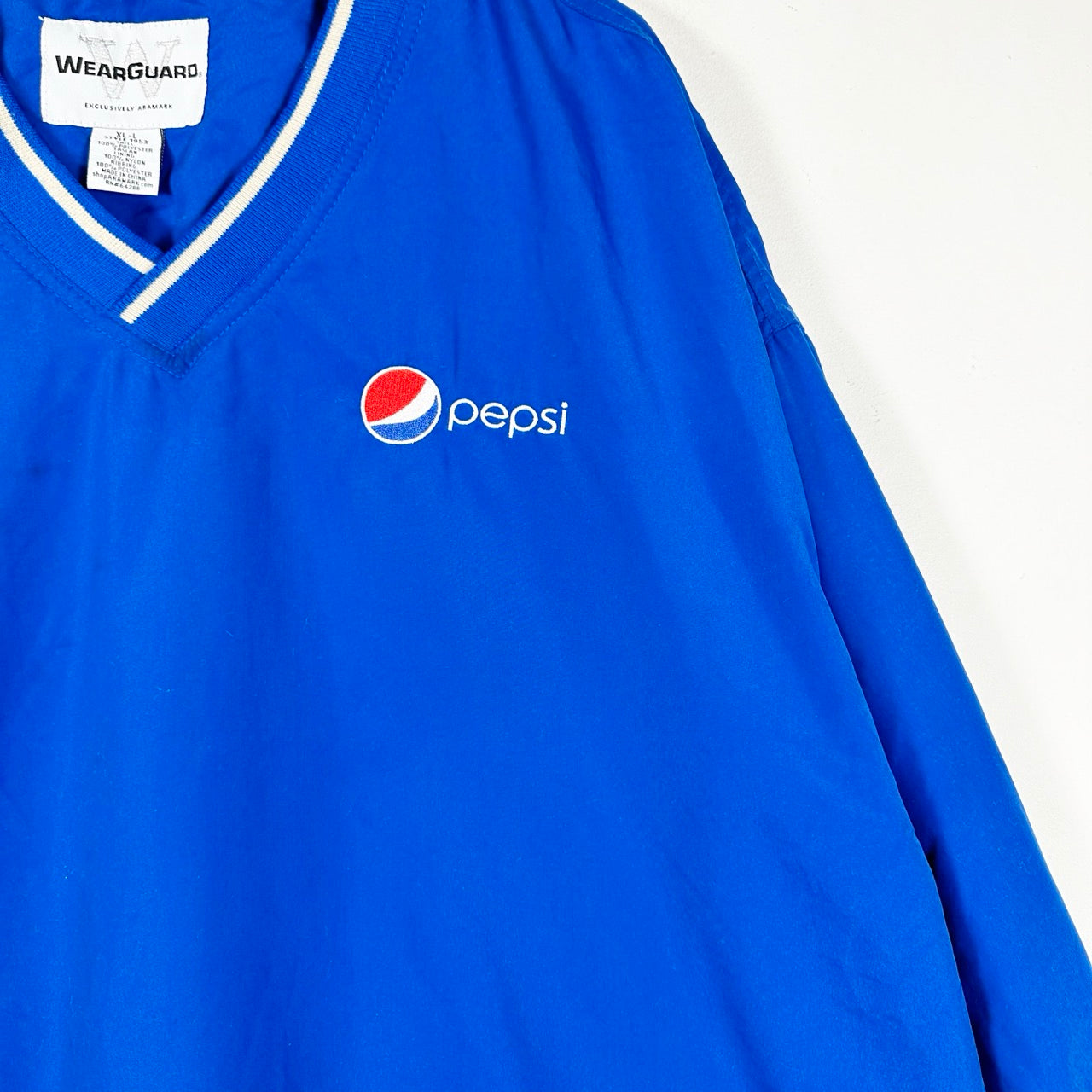 Vintage 00s Pepsi New Age Logo Pullover Windbreaker