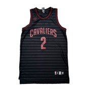 Authentic Adidas Cleveland Cavaliers #2 Irving Basketball Jersey - Medium