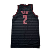 Authentic Adidas Cleveland Cavaliers #2 Irving Basketball Jersey - Medium