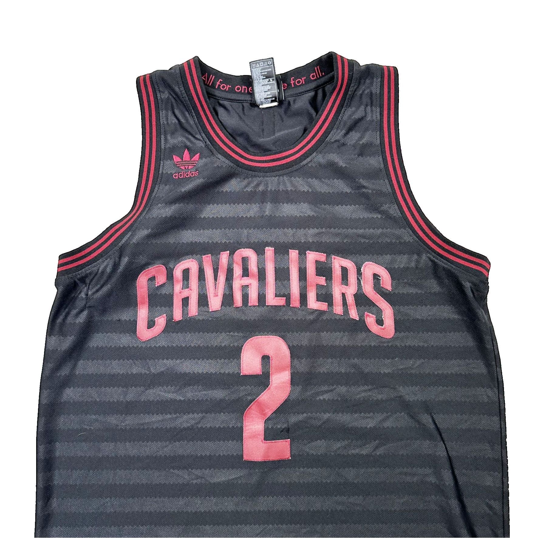 Authentic Adidas Cleveland Cavaliers #2 Irving Basketball Jersey - Medium