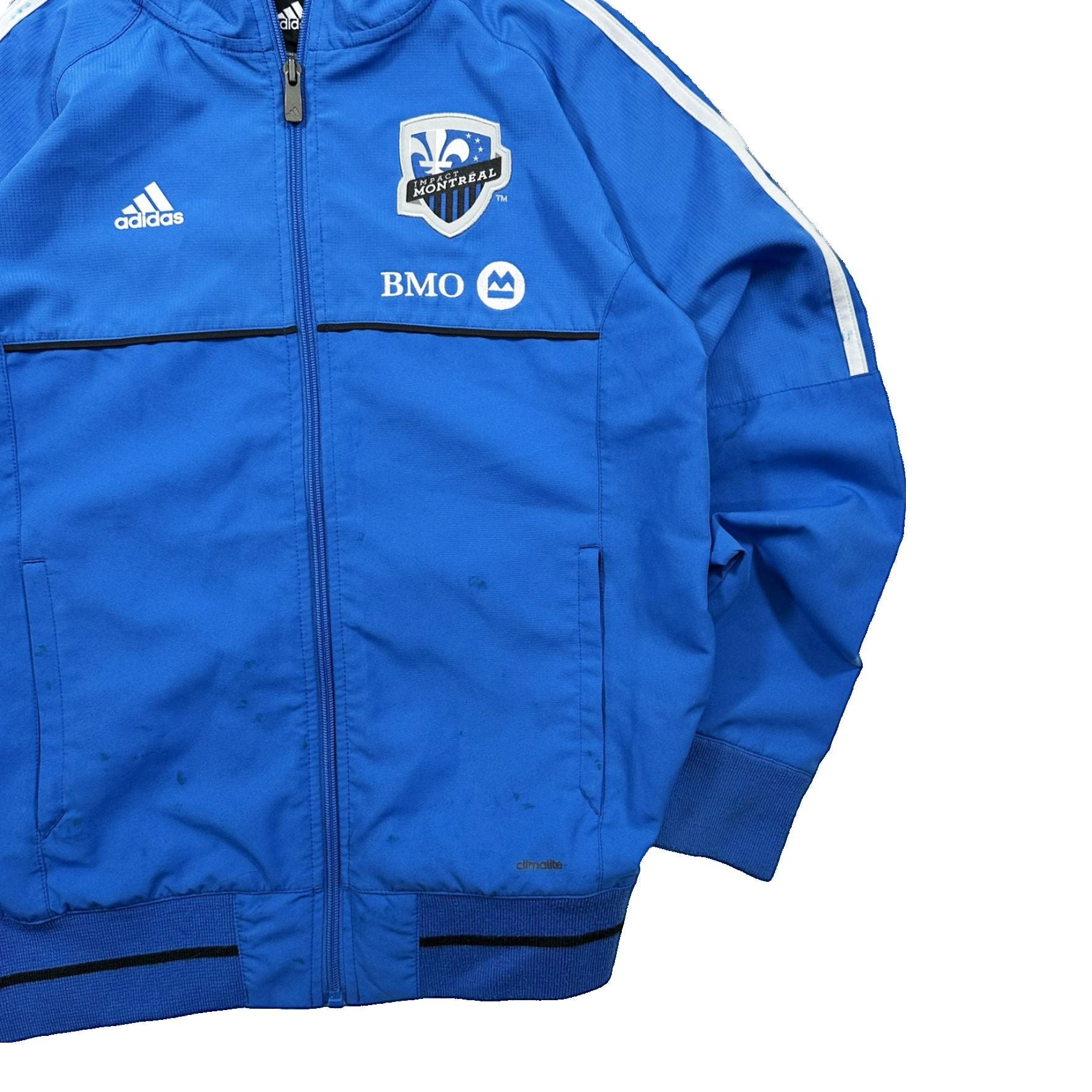 Authentic Adidas Montreal FC BMO MLS Light Zip Up Jacket - Small