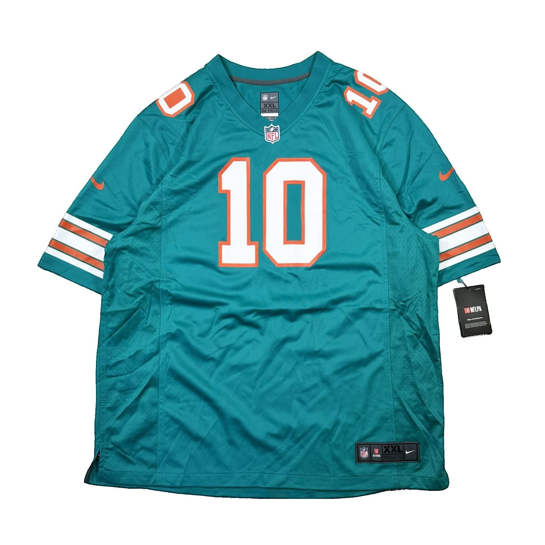 Authentic Deadstock NIke NFL Miami Dolphins #10 Hill Football Jersey - Double Extra Large