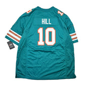 Authentic Deadstock NIke NFL Miami Dolphins #10 Hill Football Jersey - Double Extra Large