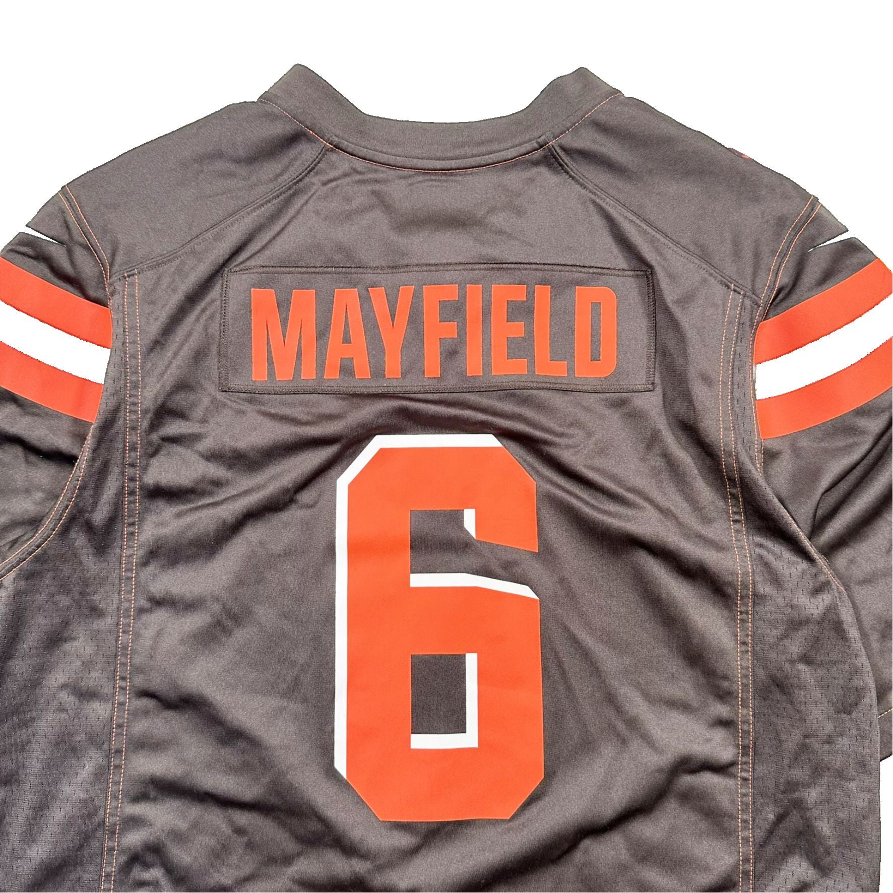 Authentic Nike Cleveland Browns #6 Baker Mayfield Football Jersey - Extra Large