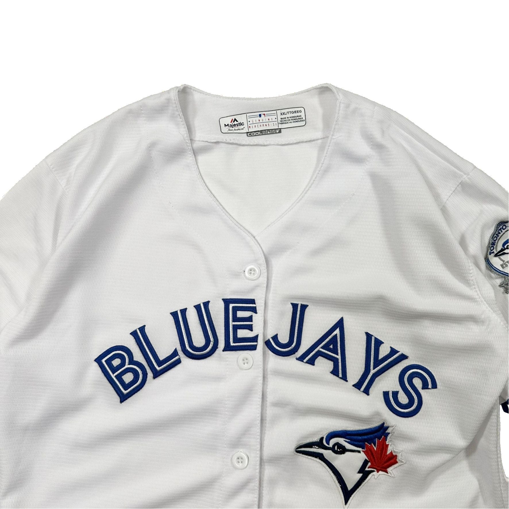 Authentic Toronto Blue Jays 40th Season Patch Baseball Jersey - Small