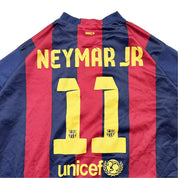 Barcelona #11 Neymar Jr Qatar Airways Football Soccer Jersey - Large