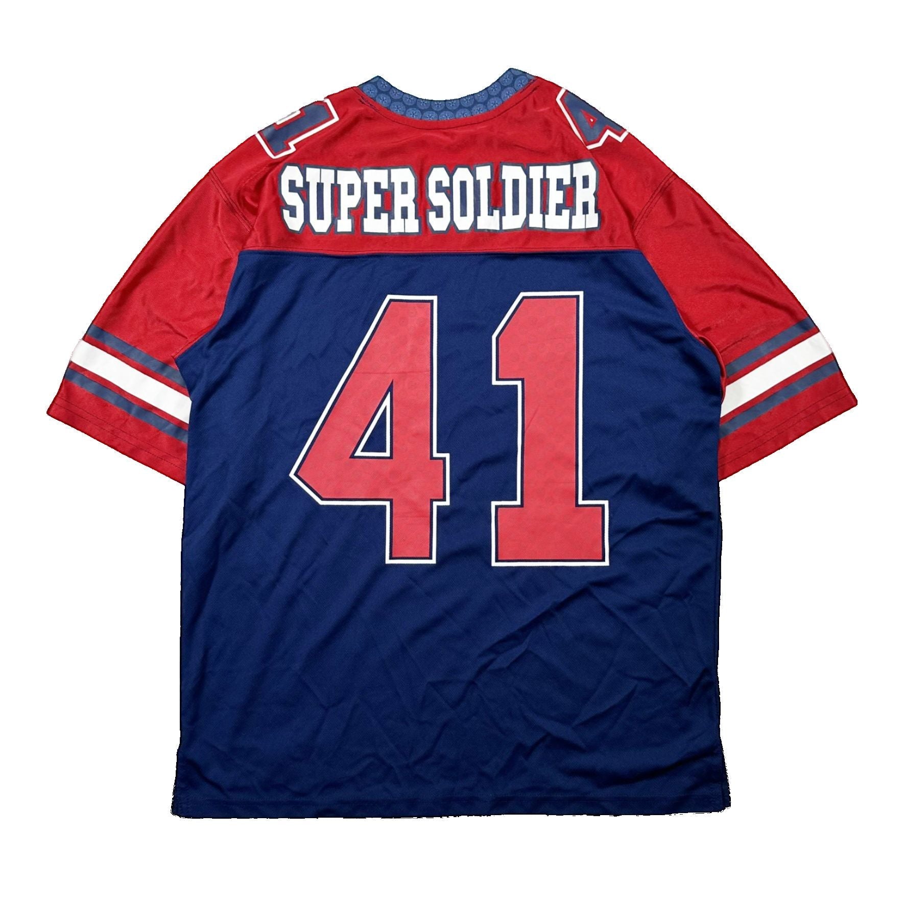 Disney Captain America #41 Marvel Football Jersey - Medium