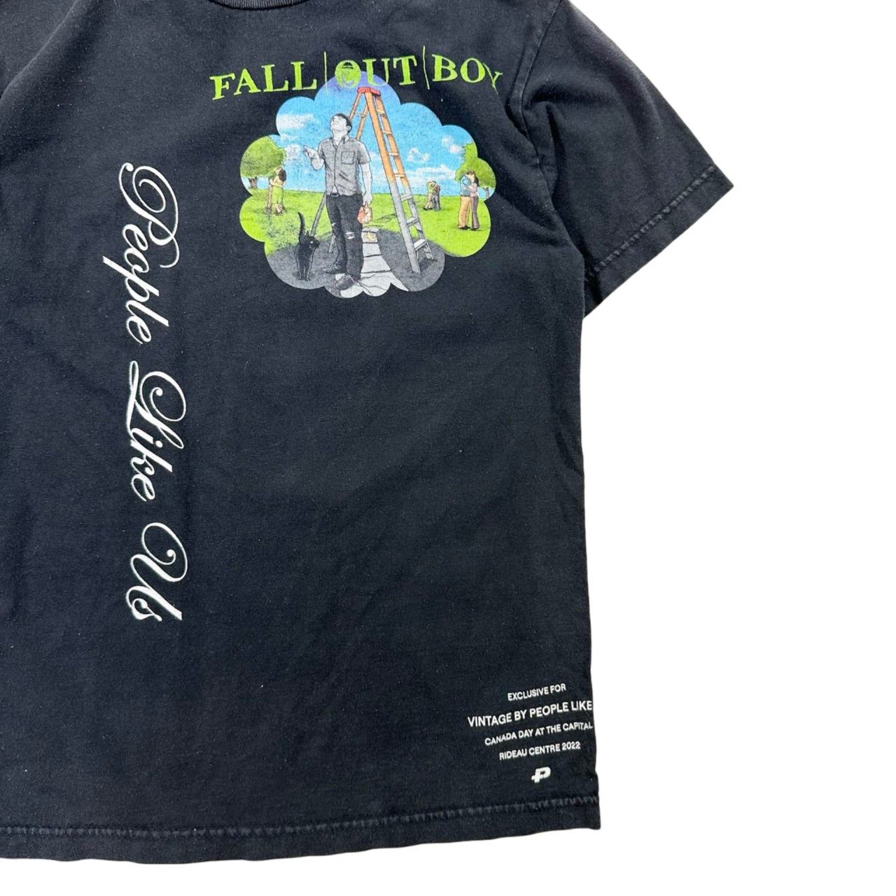 Fall Out Boy Exclusive People Like Us Band Graphic T Shirt - Small