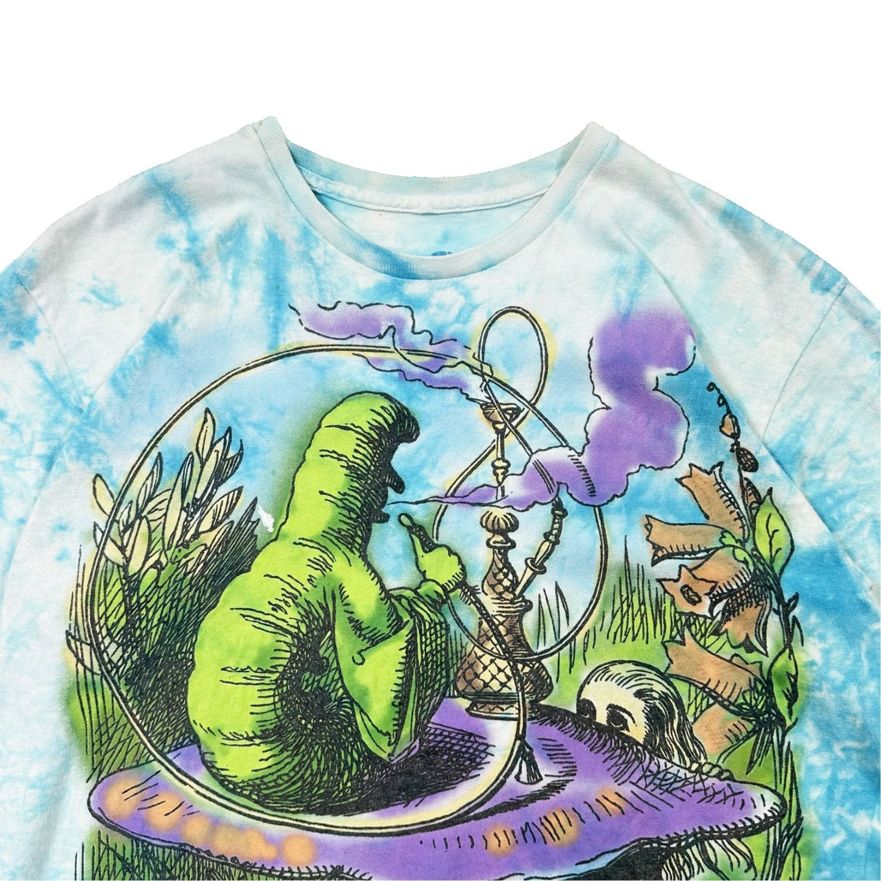 Liquid Blue Alice in Wonderland Graphic T Shirt - Large