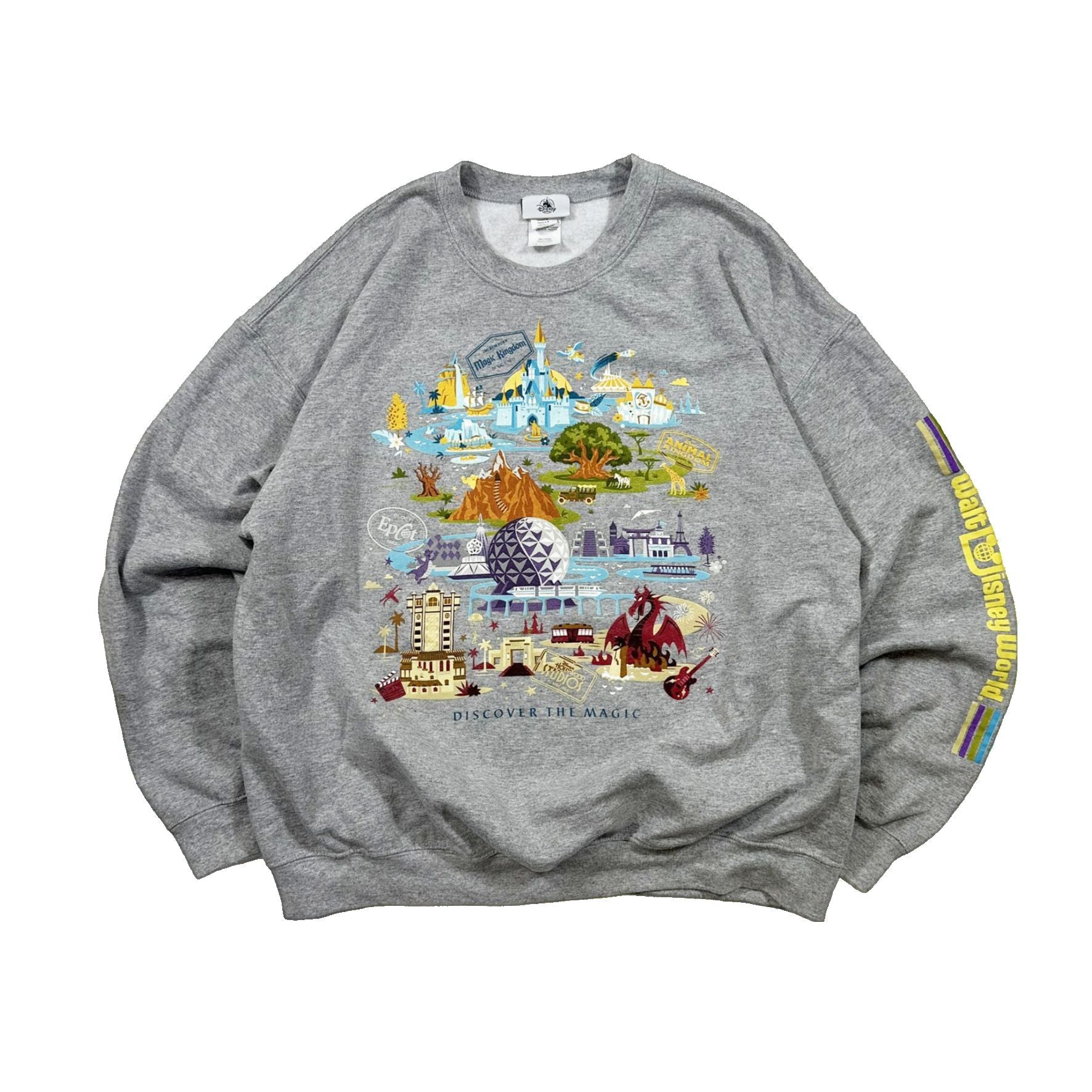 Walt Disney World Map Graphic Sweater - Extra Large