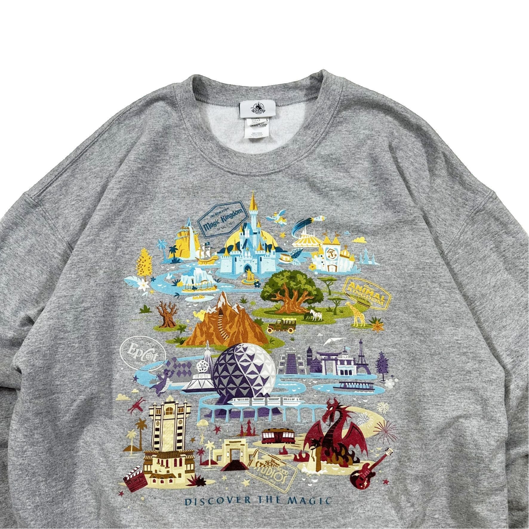 Walt Disney World Map Graphic Sweater - Extra Large